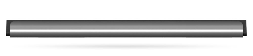 Barrette inox avec caoutchouc 35 cm